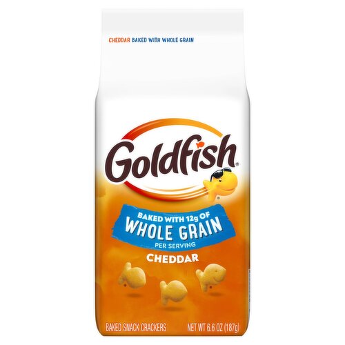 Goldfish Whole Grain Cheddar Baked Snack Crackers