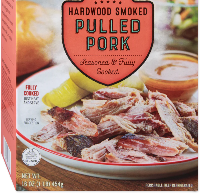 Seasoned Hard Smoked Pulled Pork 1 lbs.