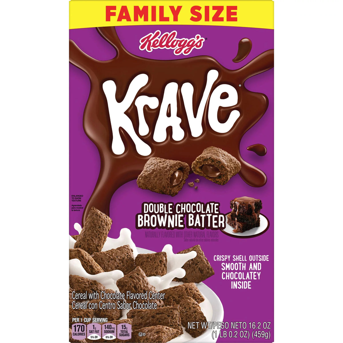 Krave Double Chocolate Cereal (Family Size)