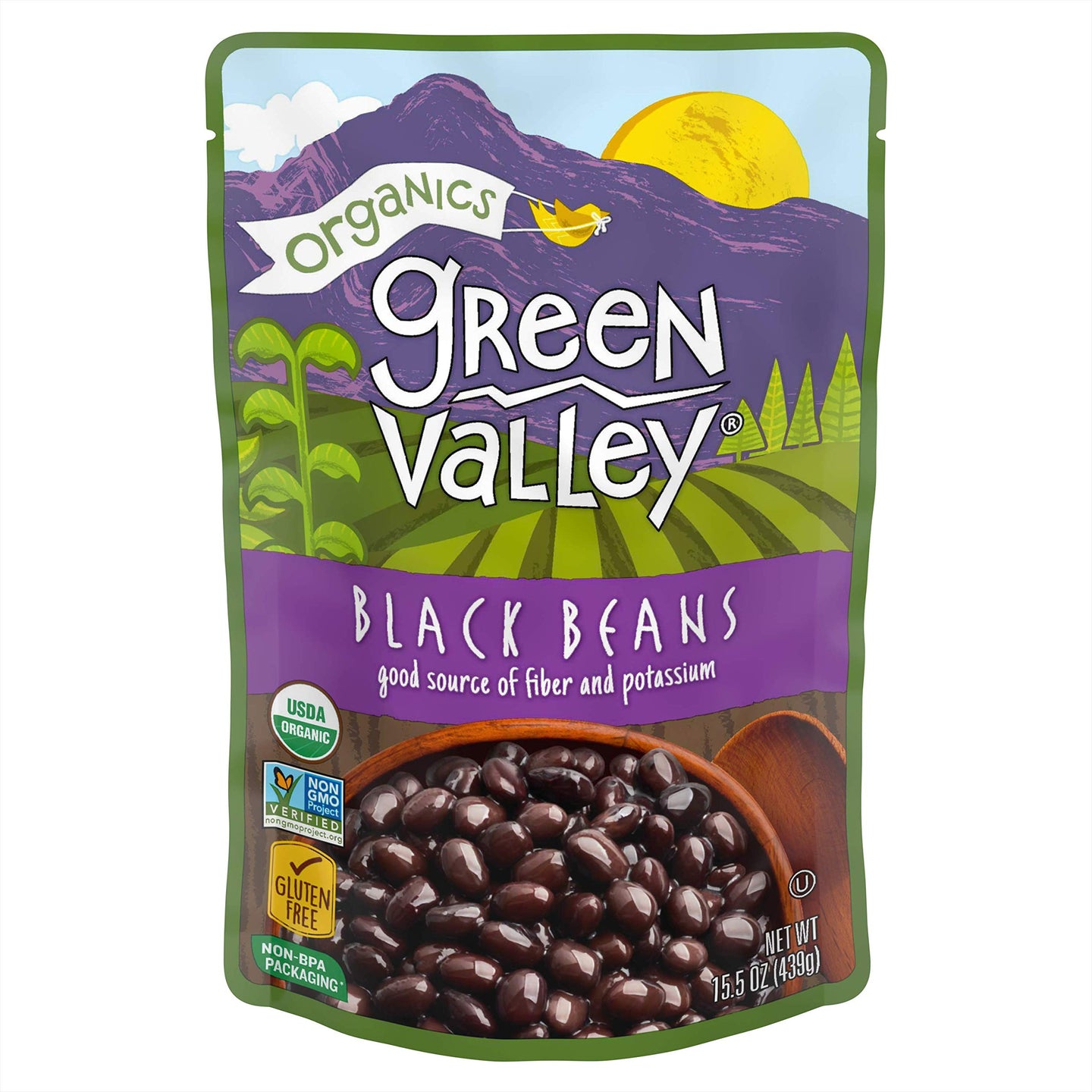 Organics Green Valley Black Beans (Over 3 Servings)