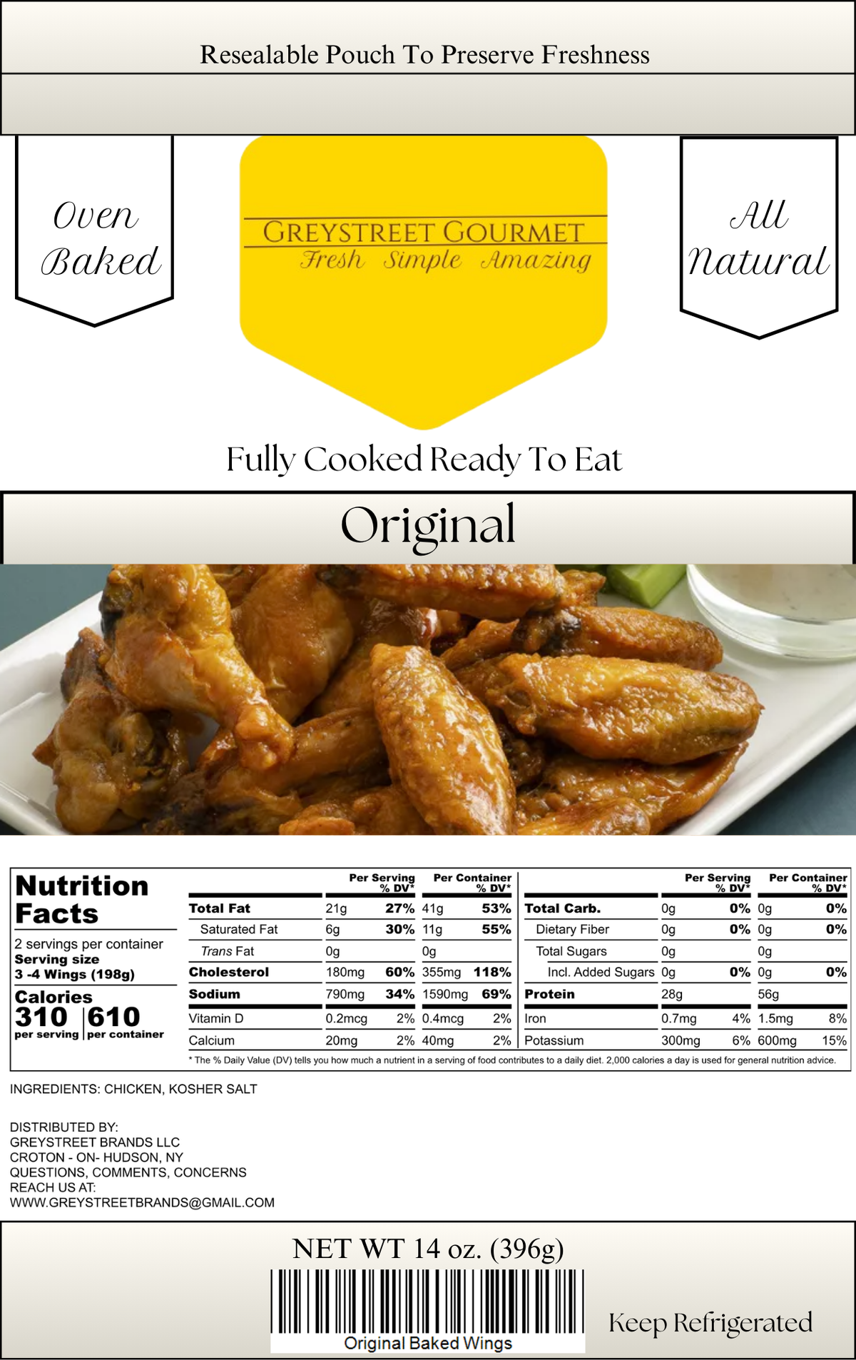 New - Original Wings