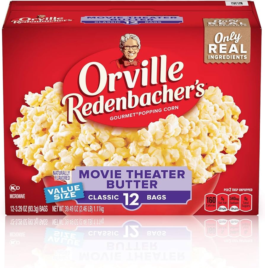 Orville Redenbacher's Movie Theater Butter Microwave Popcorn 12pk/$0.94 each