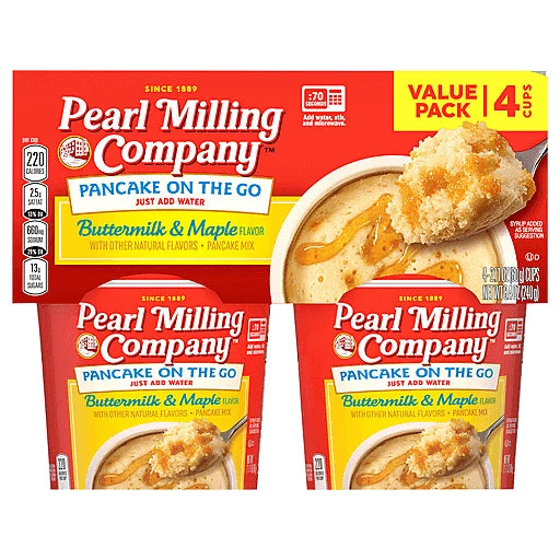 Buttermilk & Maple Syrup Pancake On The Go 4pk/$3.24 each (Great Value Buy) - Just Add Water