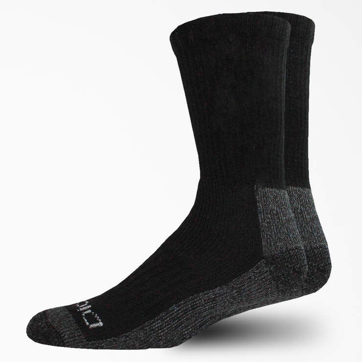 Dickies Reinforced Steel-Toe Winter Crew Socks 2 pair
