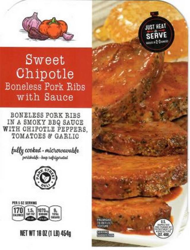 Sweet Chipotle Boneless Pork Ribs with Sauce (Premium Item) Limited