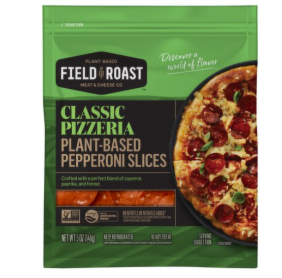 Field Roast Classic Pizzeria Plant-Based Pepperoni Slices, 5 oz (141 g)