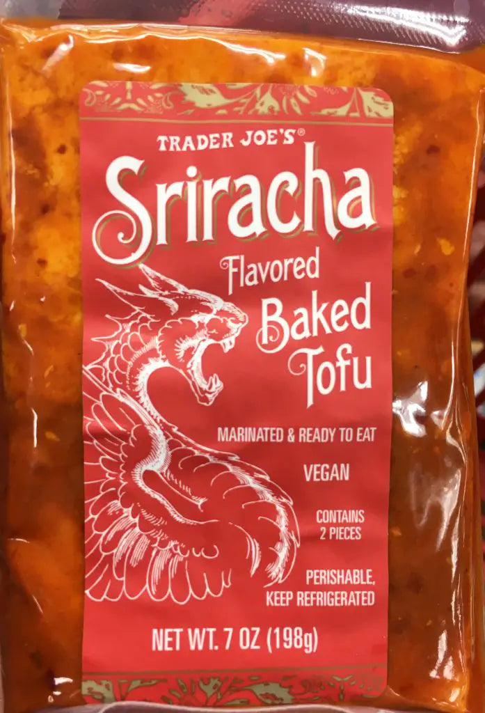 Sriracha Flavored Baked Tofu