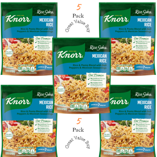 Knorr Mexican Rice and Pasta Blend (5pk) $2.85 each Great Meal or Side ...