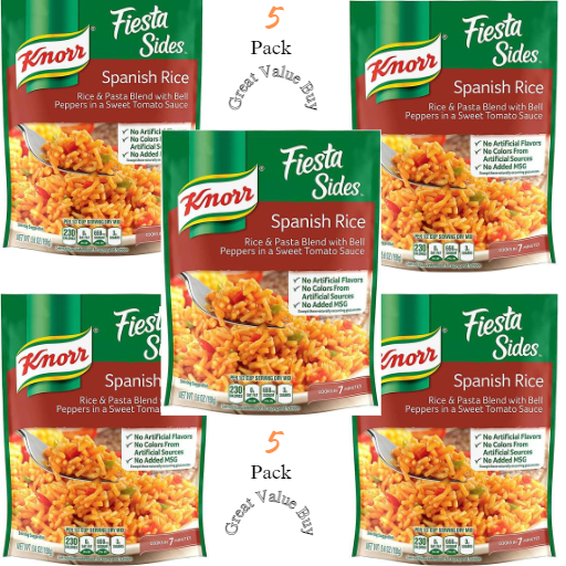 Knorr Spanish Rice and Pasta Blend (5 Pack) $2.85 each Great Meal or Side Dish