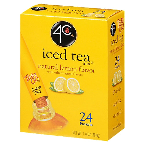 4C Natural Lemon Iced Tea Mix, 24ct