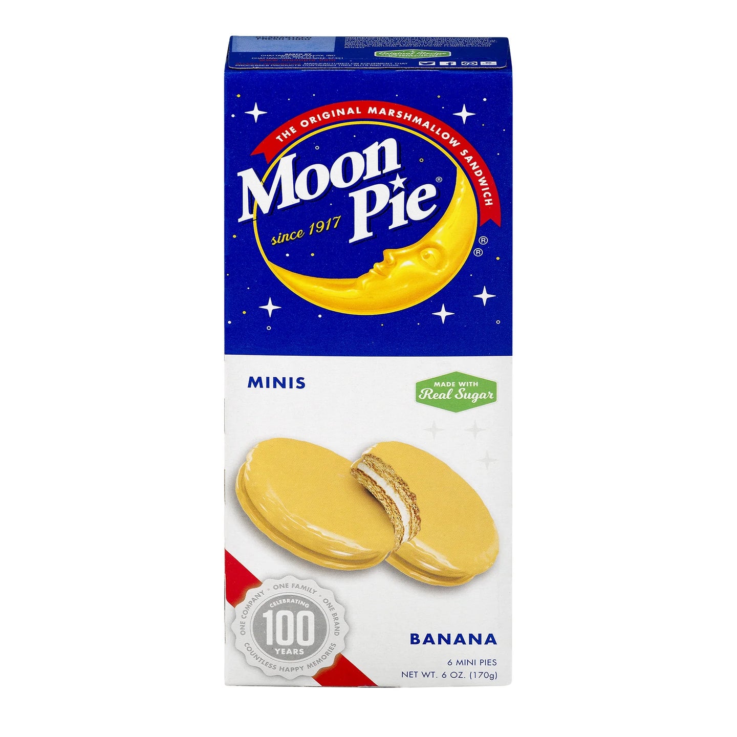 Banana Moon Pie Mini's 6ct.
