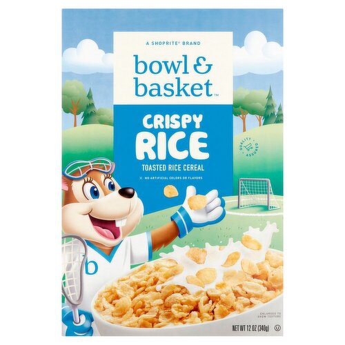 Bowl and Basket Crispy Toasted Cereal