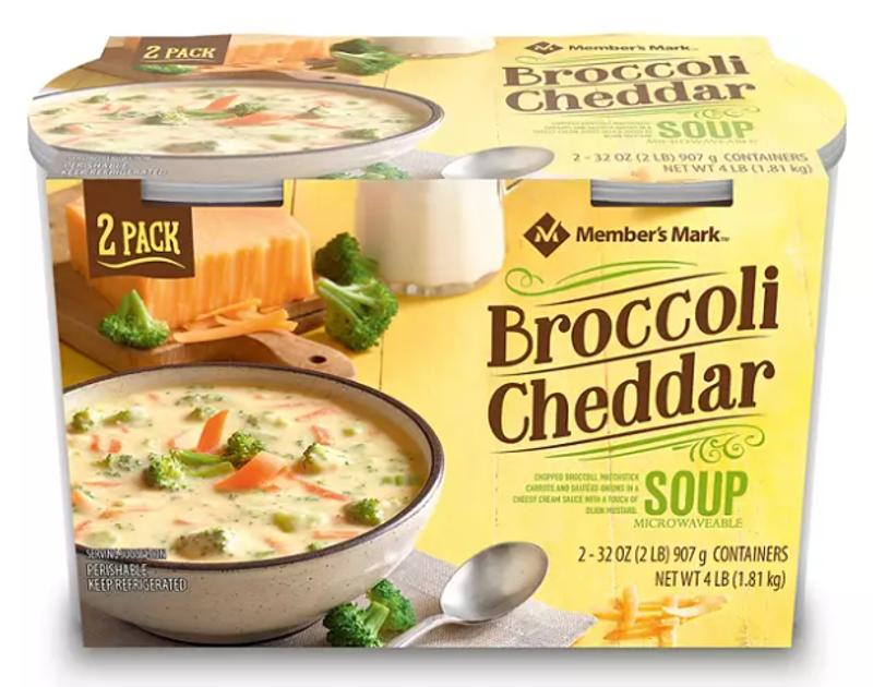 Broccoli Cheddar Soup - 2/32 oz. 7 Servings Containers (Best Value Buy)