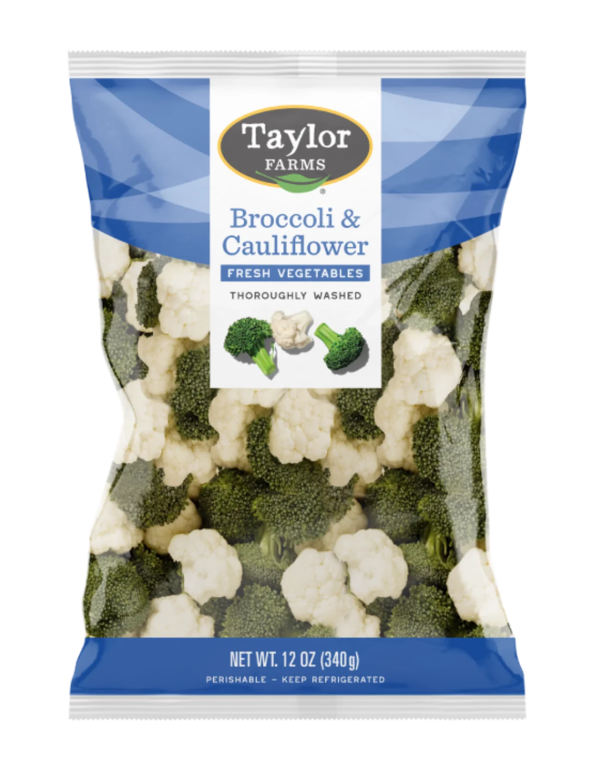 Broccoli and Cauliflower Florets Mix (No Stem-No Added Weight)