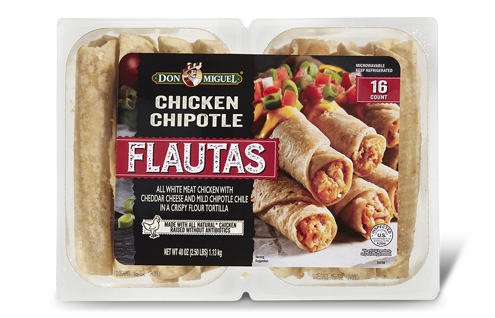 White Meat Chicken Chipotle Flautas