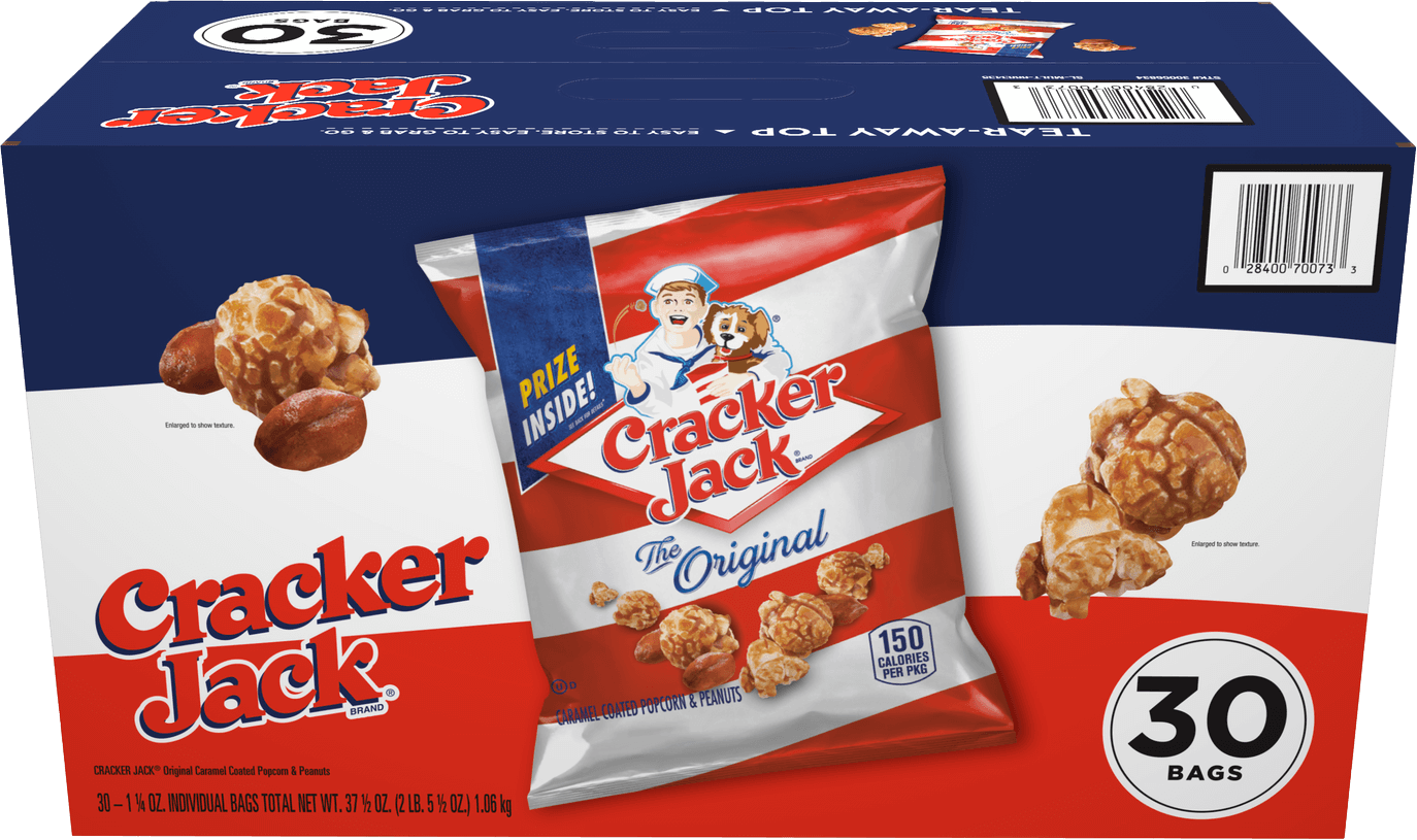 Cracker Jacks (30 Individual Bags) $0.72 each Great Value Buy