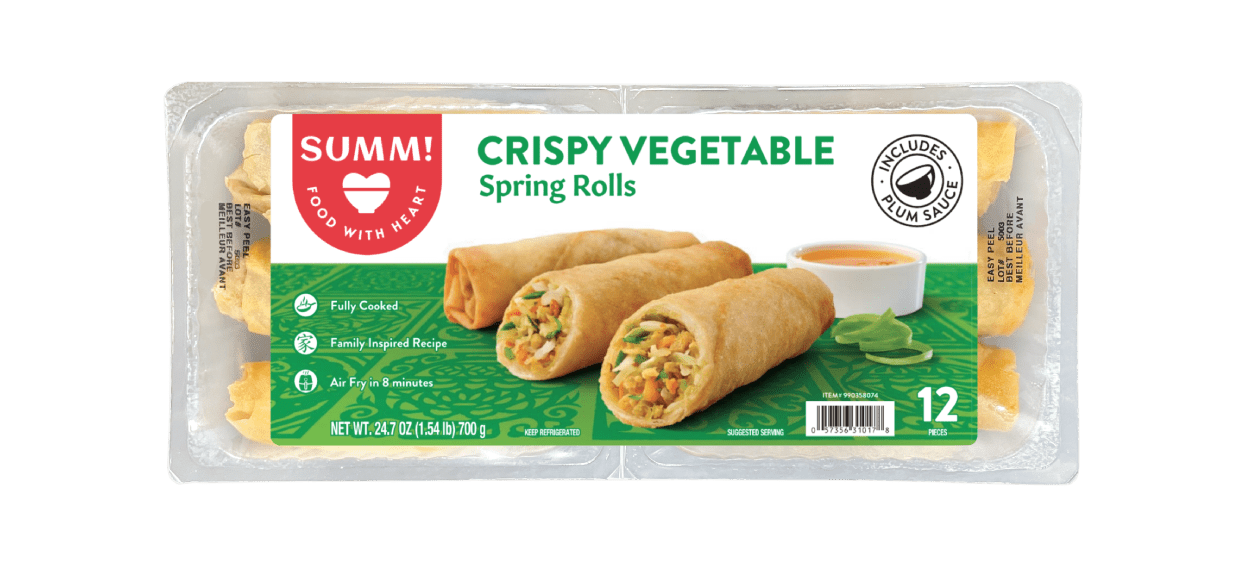 Fully Cooked - Crispy Vegetable Spring Rolls 12ct.