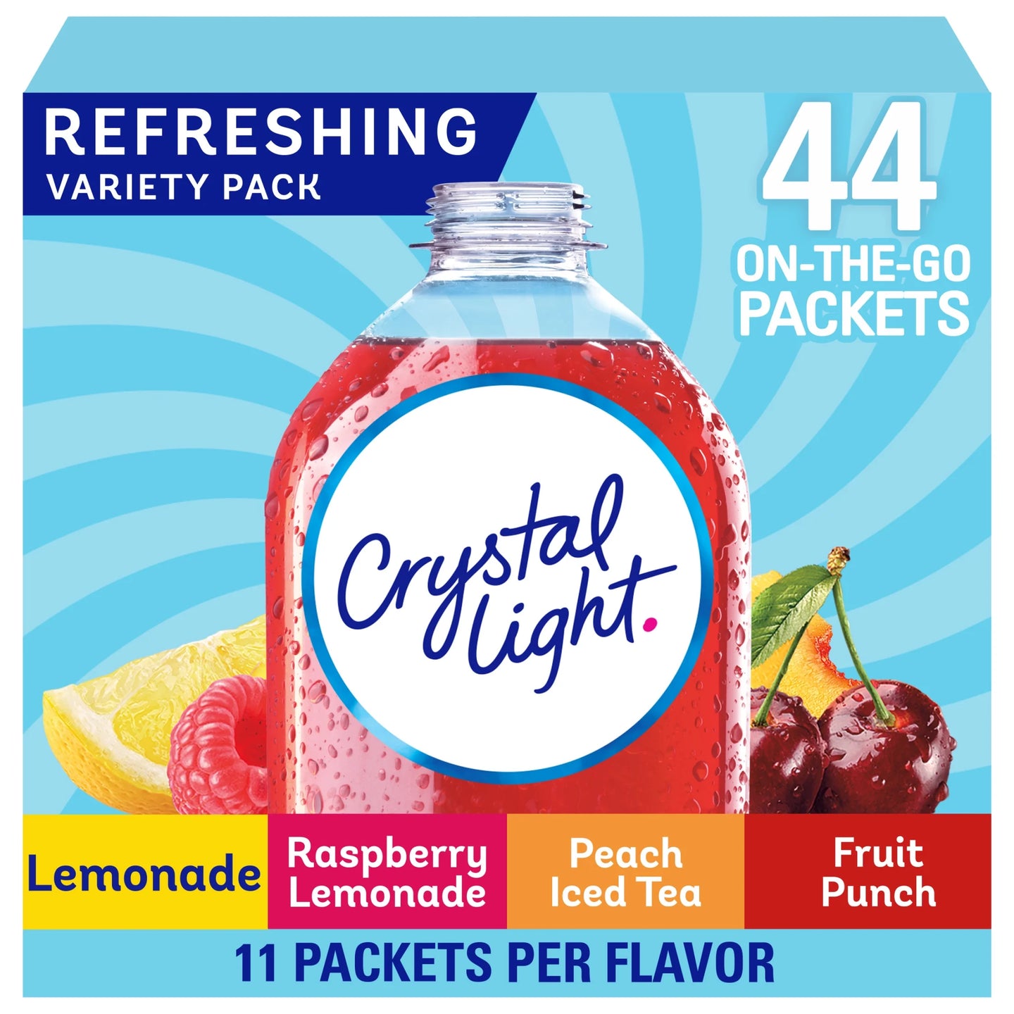 Crystal Light Refreshing Variety Pack, 44 ct. On-the-Go Packets (Best Value Buy)