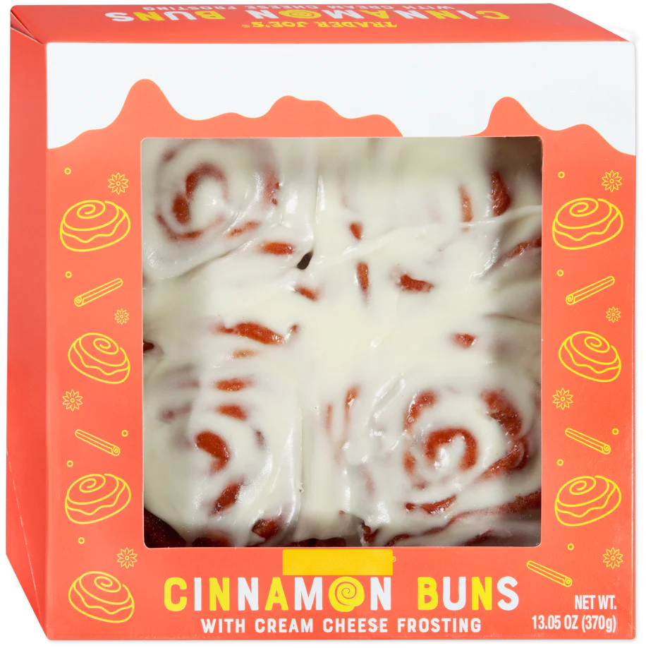 Large Fluffy Cinnamon Rolls w/ Cheese Frosting