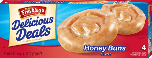 Glazed Honey Buns 4ct.