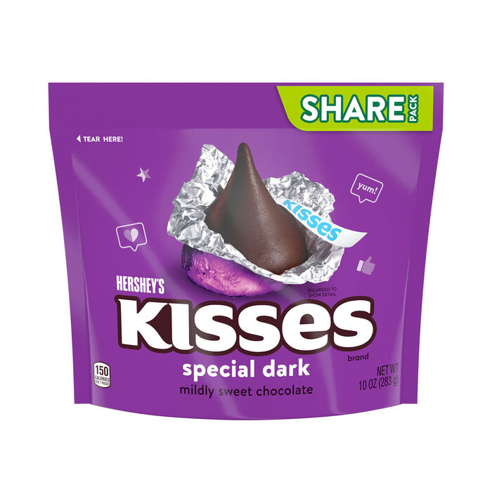 Hershey's Kisses Special Dark Mildly Sweet Chocolate (Best Value Buy)