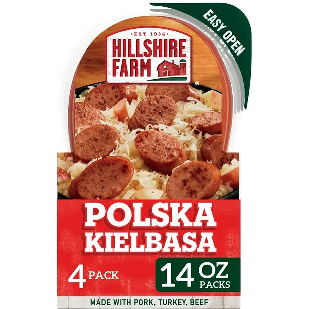 Hillshire Farm Polska Kielbasa Smoked Sausage 3.5 lbs. (4 Individual Packages)