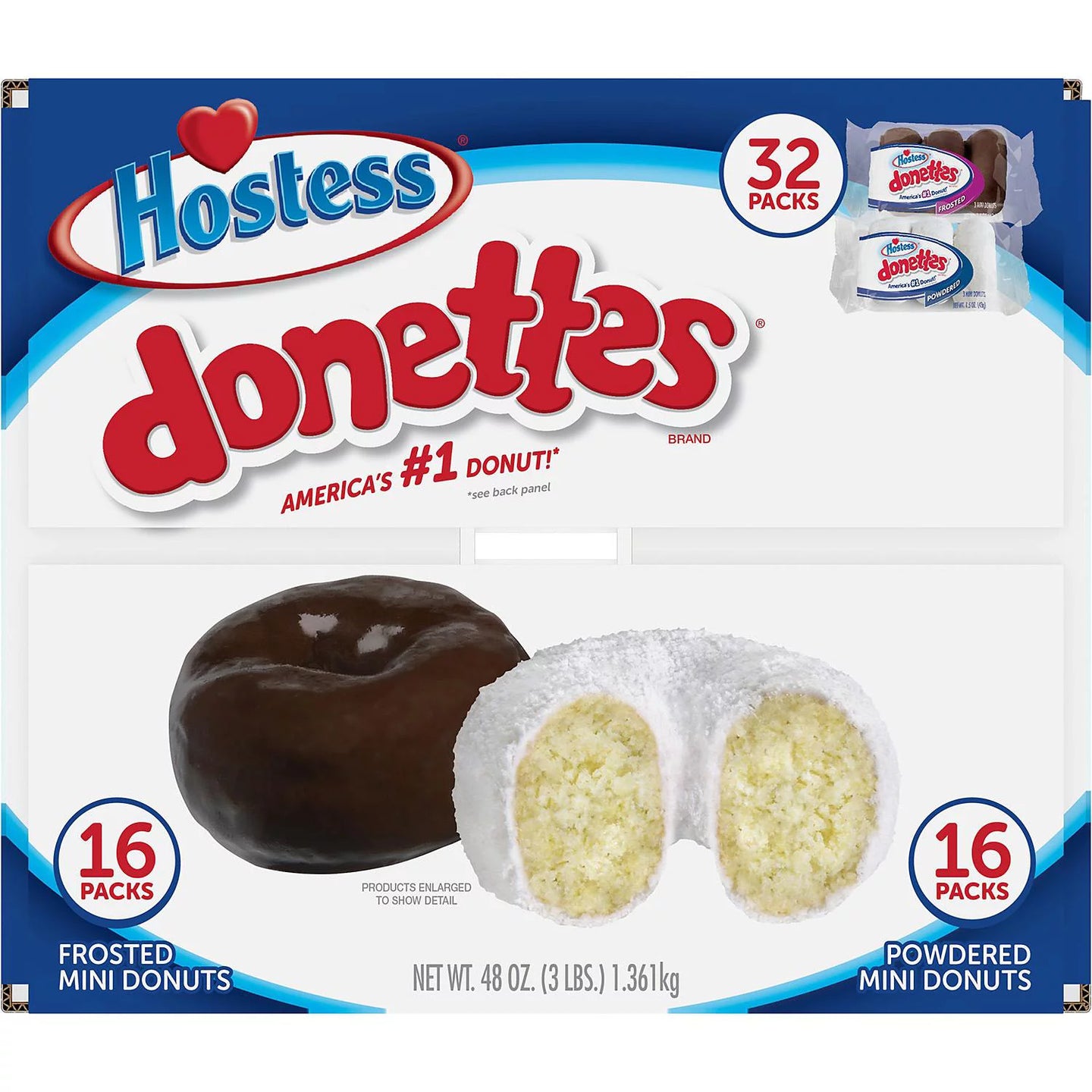 Hostess Donettes On The Go 32pk./$0.71 each (Great Monthly Value Buy)