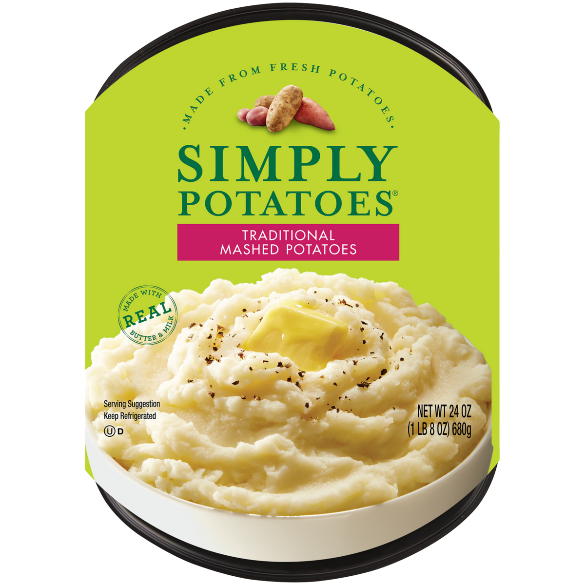 Mashed Potatoes (About 4 Servings)