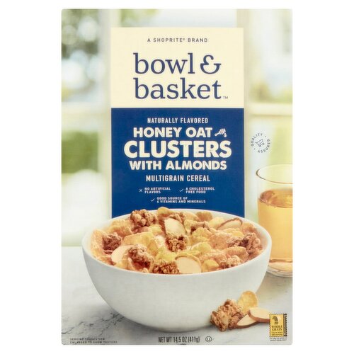 Bowl and Basket Oat and Honey Clusters with ALMONDS