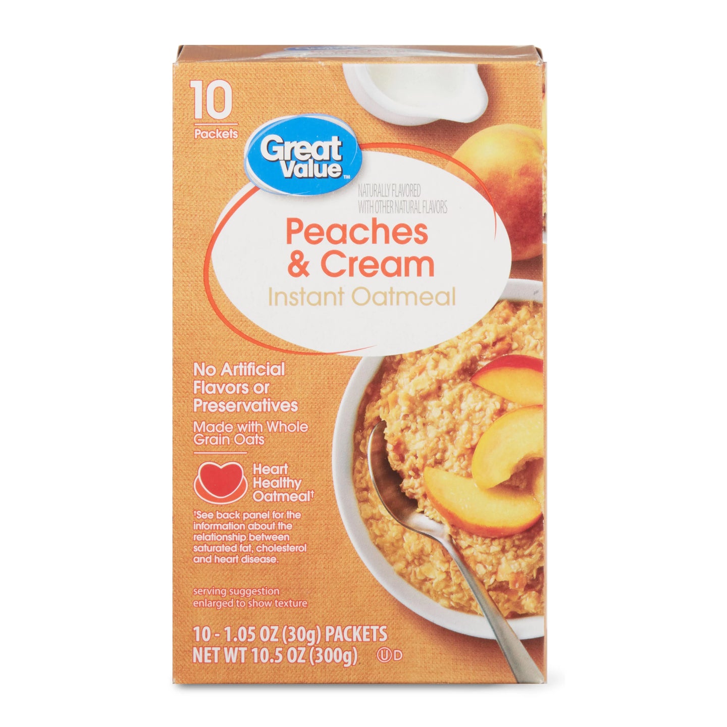 Peaches and Cream Instant Oatmeal