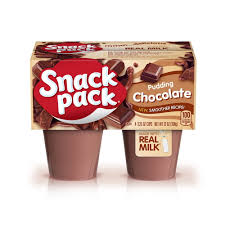 Snack Pack Chocolate Flavored Pudding 4ct.
