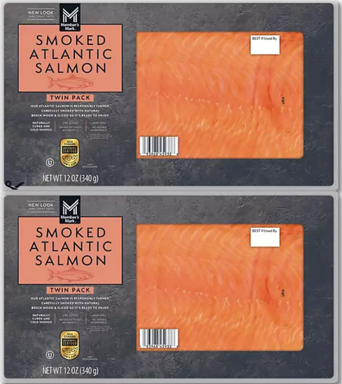 2/ 12 oz. Cold Smoked Atlantic Salmon Twin Pack (Great Value Buy)