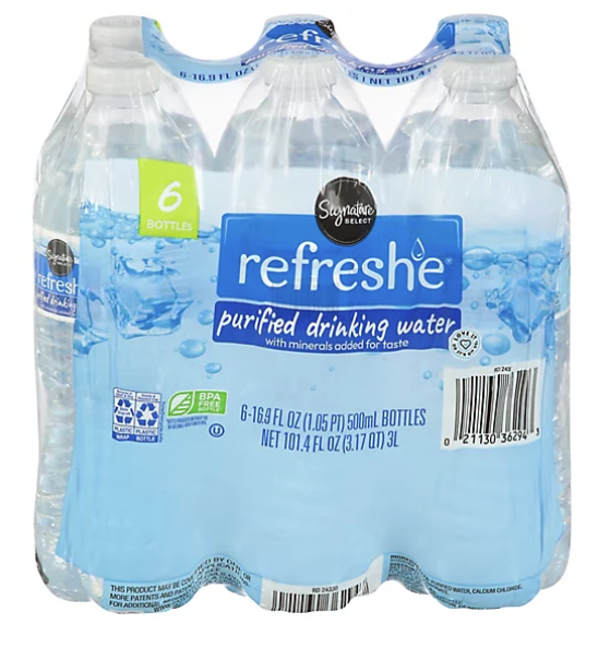 6ct. Bottled Spring Water