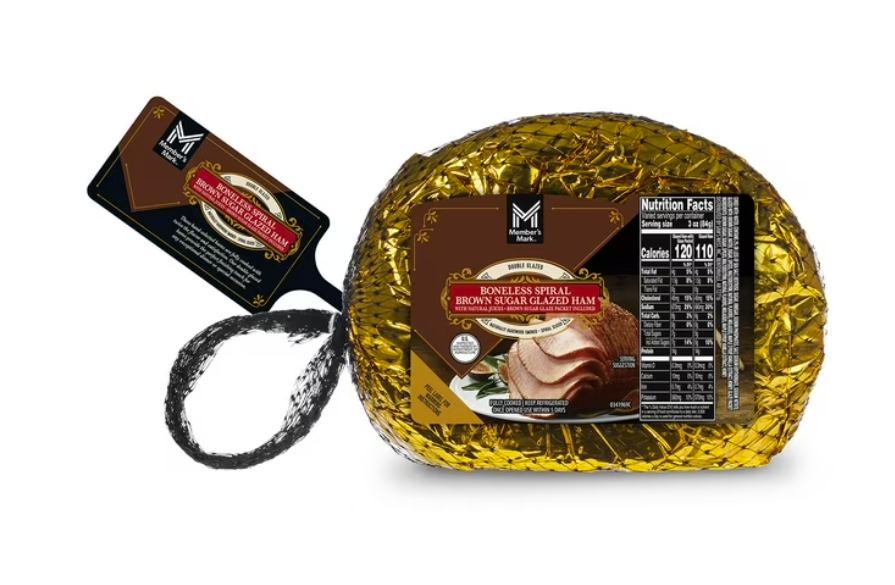 Boneless Spiral-Sliced Fully-Cooked Double-Glazed Uncured Ham $8 Per Pound (Great Value Buy)