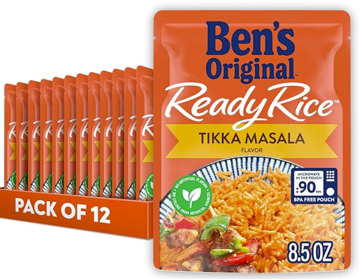 12ct. Uncle Bens Tikka Masala Flavored Rice $3.39 each (Great value Buy)