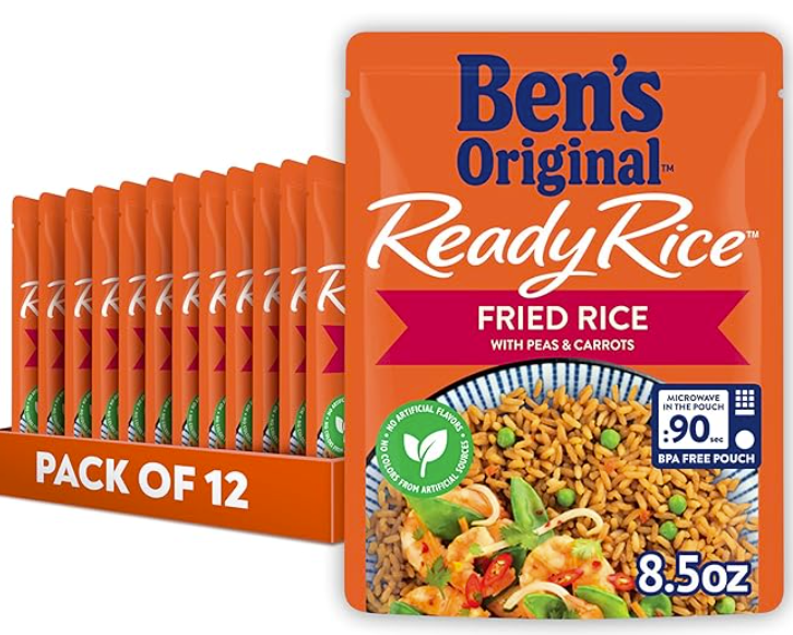 12ct. Uncle Ben's Fried Rice w/ Peas and Carrots $3.39 each (Great Value Buy)