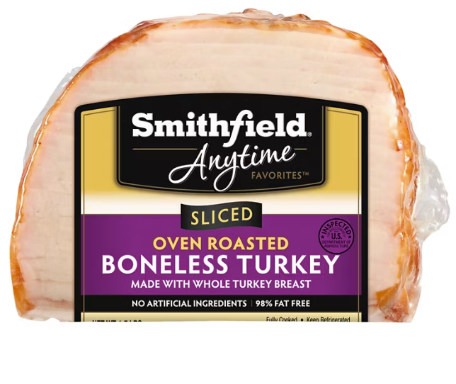 Smithfield Oven Roasted Sliced Boneless Turkey