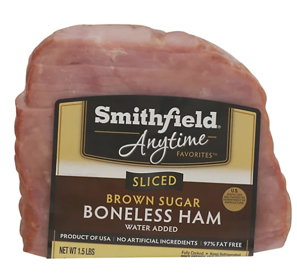 Smithfield Sliced Brown Sugar Boneless Quarter Ham