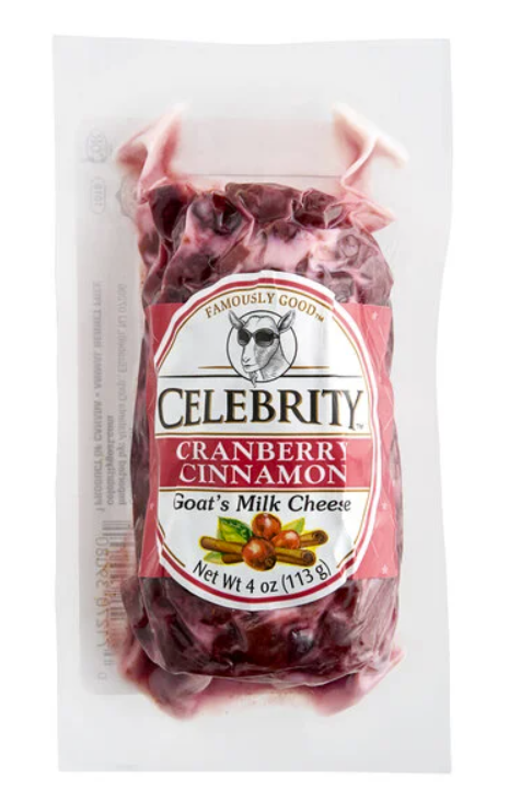 Gourmet Cranberry Cinnamon Goat Cheese (Limited Item)