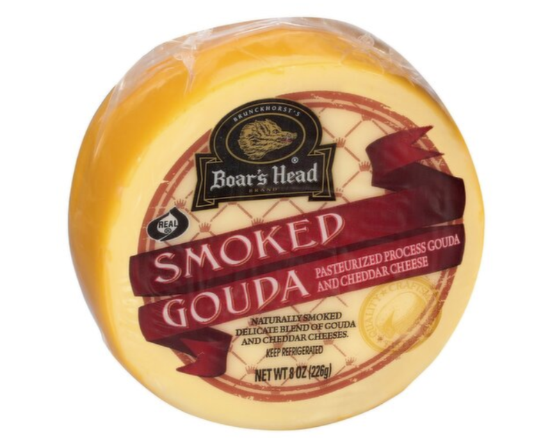 Boar's Head Smoked Gouda Mini Cheese Roll