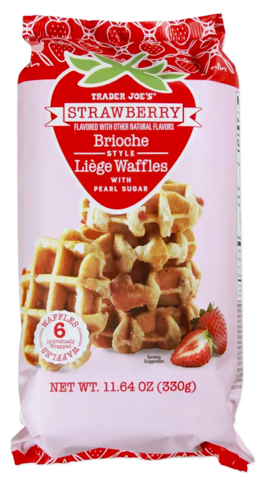 NEW! Strawberry Brioche Waffles