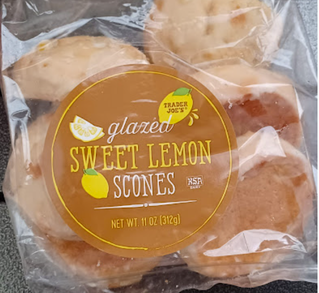 Sweet Glazed Lemon Scones