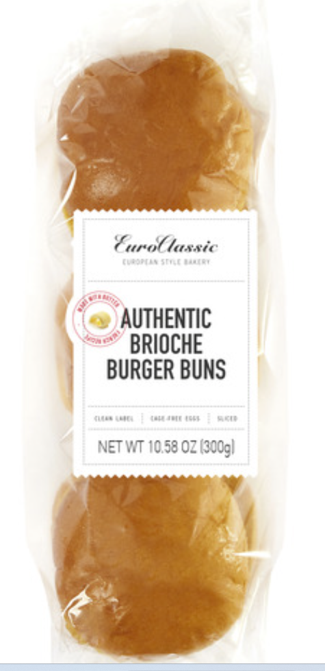 6 Brioche Hamburger Buns