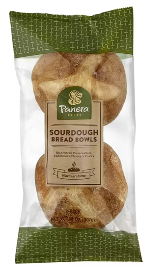 Panera Sourdough Bread Bowls 2pk.