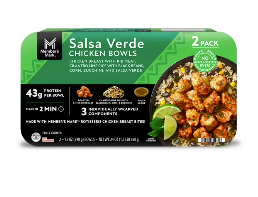 Salsa Verde Chicken Bowls, 2-Pack (12 oz each)