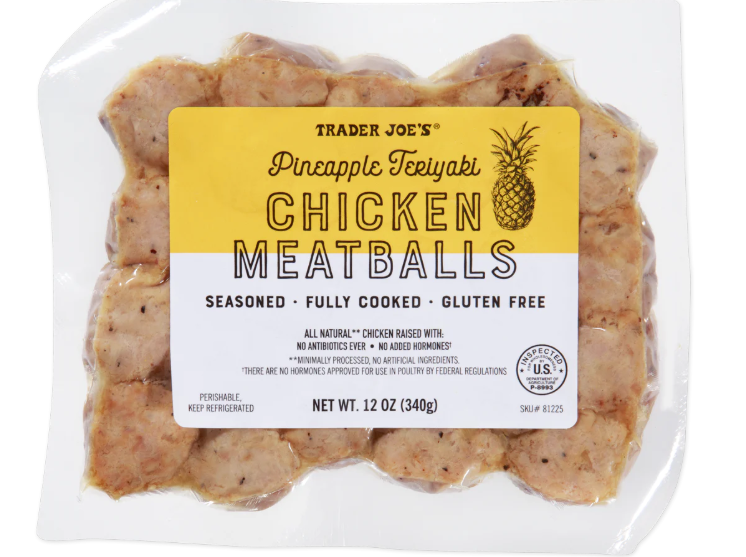 Pineapple Teriyaki Chicken Meatballs
