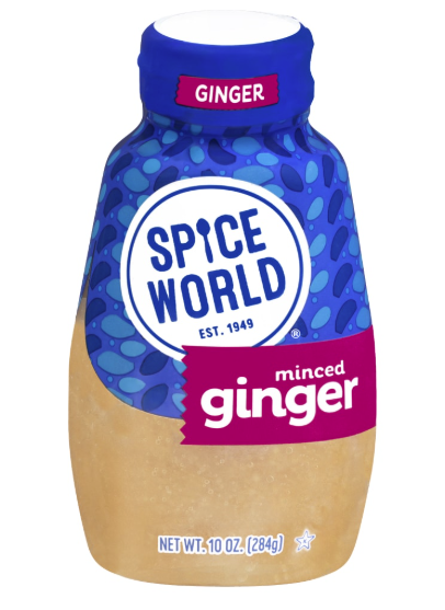 Spice World Minced Ginger, 10 oz