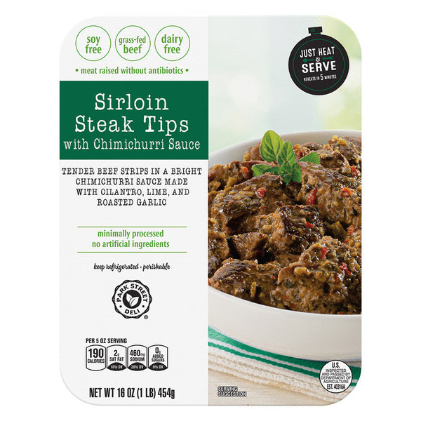 Sirloin Steak with Chimichurri Sauce