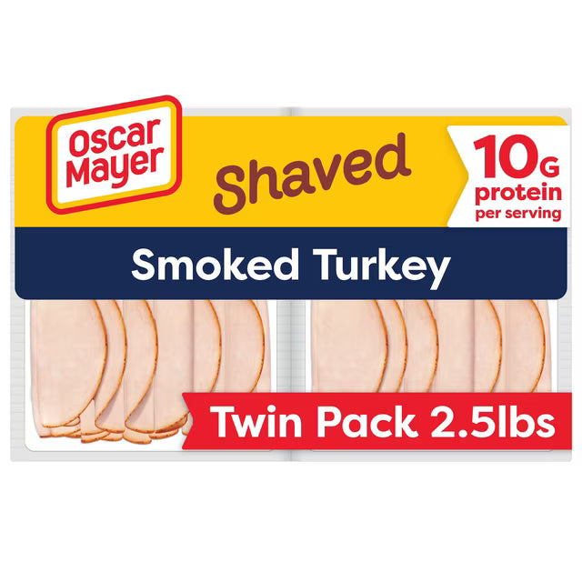Oscar Mayer Oven Shaved Smoked Turkey Breast 2.5 lbs. (Great Value Buy)