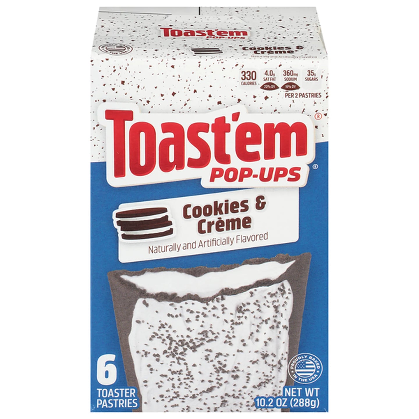 Toast'em Pop Ups Cookies and Cream